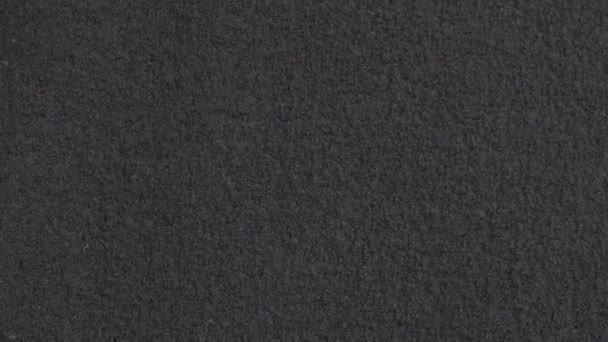 Dark gray wool knitted fabric — Stock Video