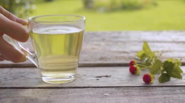 Çilek yaprağı gelgit suyu