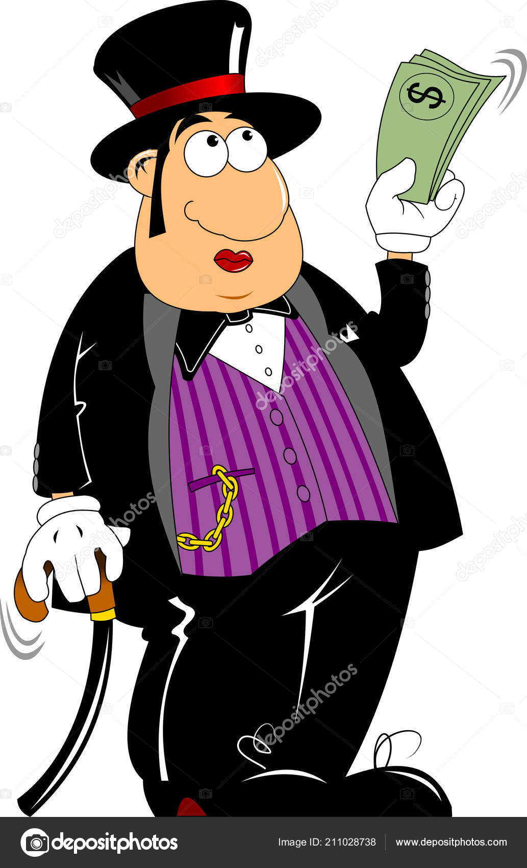Fat Cheerful Rich Man Black Tuxedo Vector Illustration Stock Vector Image by ©sababa66 #211028738 Fat Cheerful Rich Man Black Tuxedo Vector Illustration Stock Vector Image by ©sababa66 #211028738