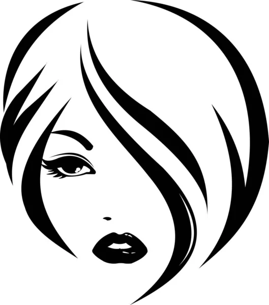 Hermosa mujer — Vector de stock