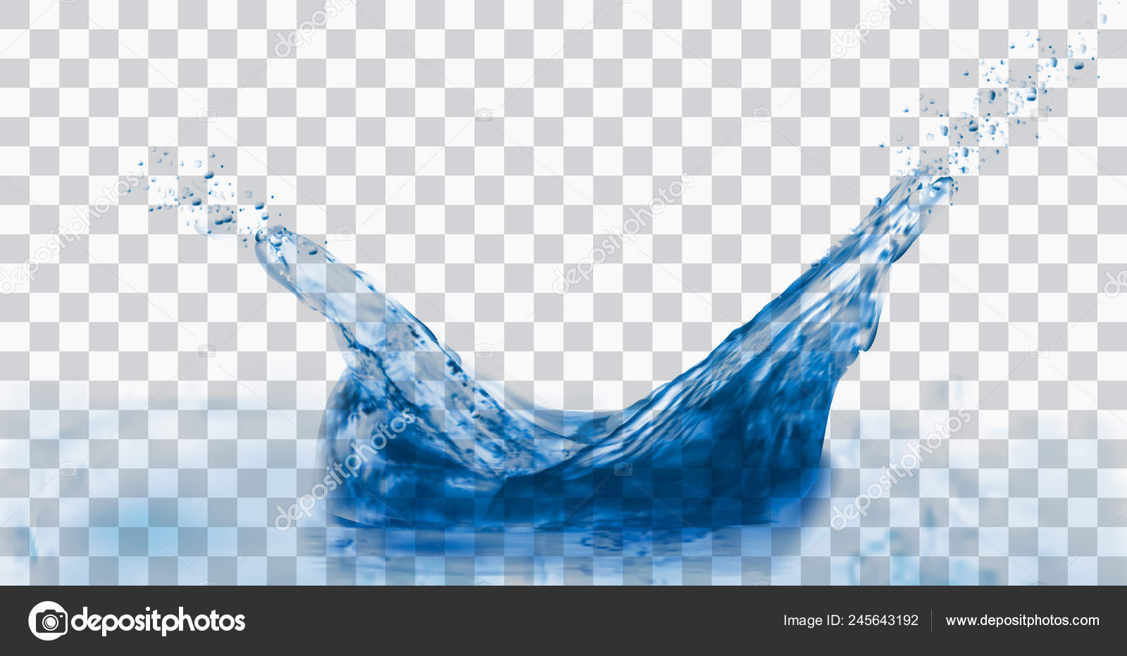 Background Water Splash Transparent Water Splash Transparent