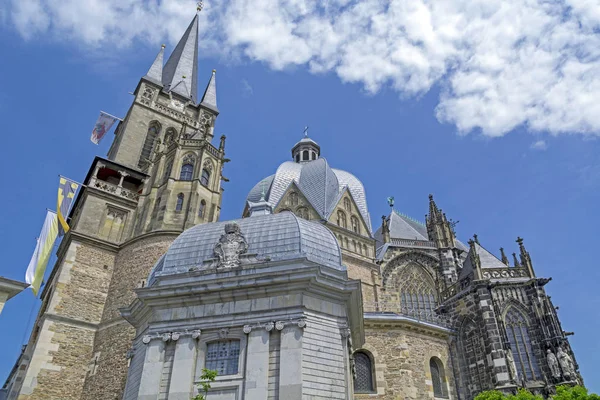 Città Aquisgrana Germania Cattedrale Stile Carolingio Ottone Gotico Una Delle — Foto Stock