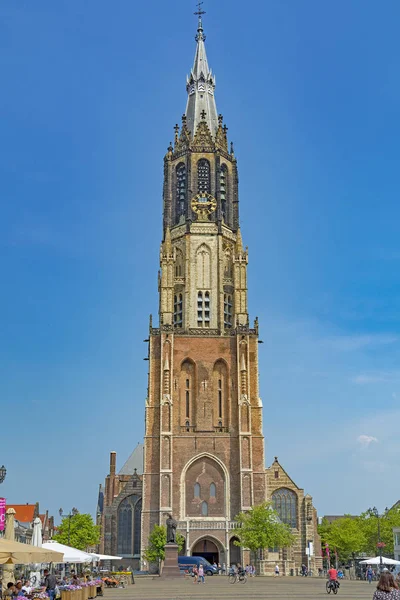 Delft Ciudad Los Países Bajos Nueva Iglesia Lugar Entierro Casa — Foto de Stock