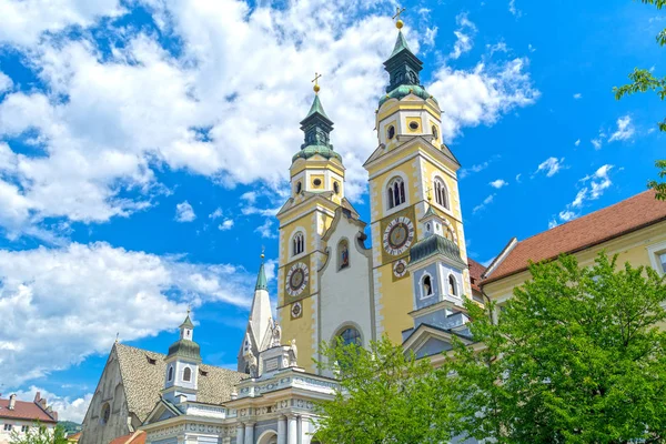 Katedra Wniebowzięcia Nmp Centrum Brixen Bresannone Południowej Tirol Włochy — Zdjęcie stockowe