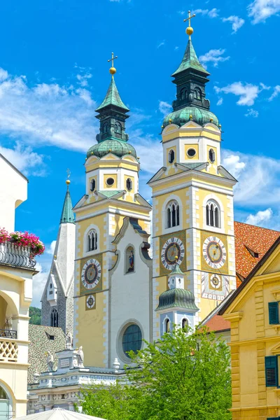 Cathedral Assumption Central Brixen Bresannone South Tirol Italy — Stock Photo, Image