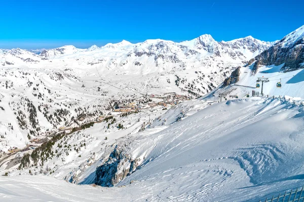 Skidbacken Vinter Obertauern Resort Salzburg Området Österrike — Stockfoto