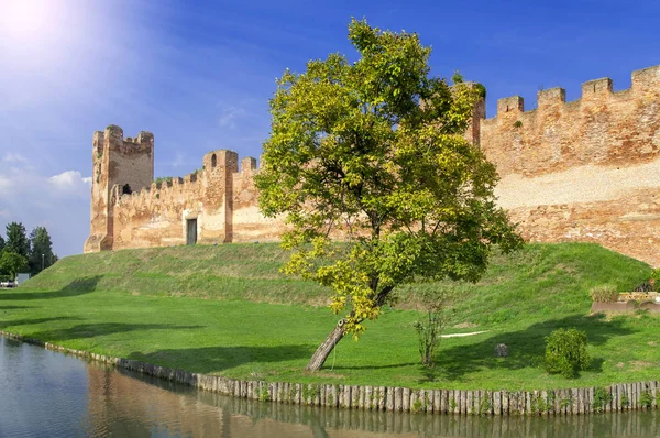 Murallas Castelfranco Veneto Treviso Italia — Foto de Stock