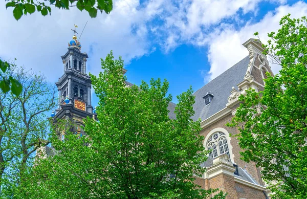 Iglesia Oude Kerk Amsterdam Iglesia Más Antigua Ciudad —  Fotos de Stock