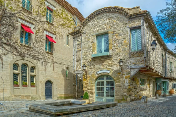 Casa Cite Carcassonne Francia — Fotografia de Stock