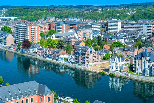 Namur Ciudad Bélgica Por Río Meuse Región Valona —  Fotos de Stock