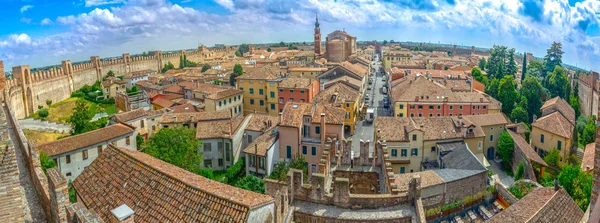 Cittadella Mittelalterliche Ummauerte Stadt Der Provinz Padua Norditalien Allgemeine Ansicht — Stockfoto