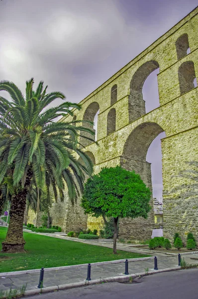Kamares Aqueduct Kavala Thrace Greece — Stock Photo, Image