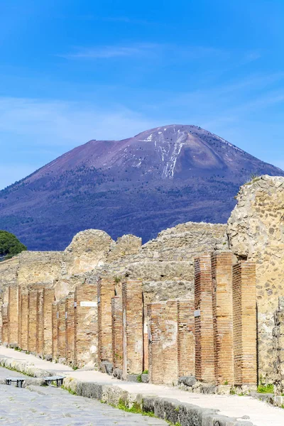 Pompeii, az ókori római város Olaszországban — Stock Fotó