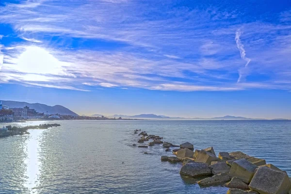 Golfo de Salerno en el mar Tirreno —  Fotos de Stock