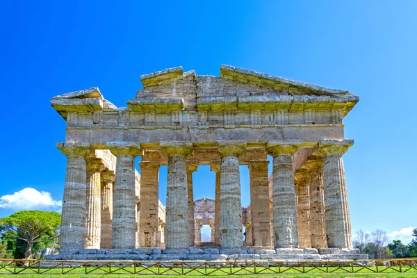 Templo de Neptuno, Paestum, Itália — Fotografia de Stock