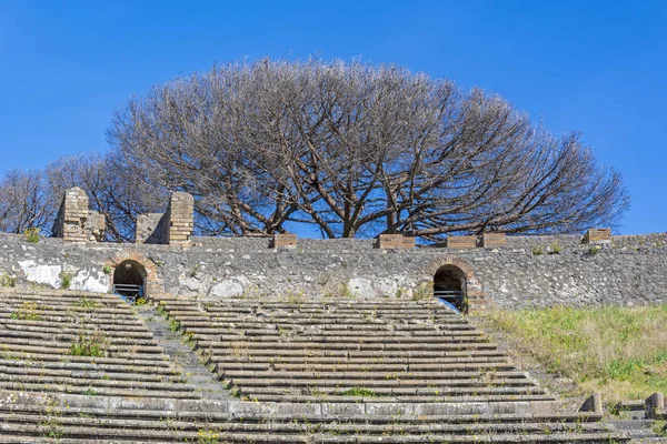Pompeii-amfiteatern i den antika romerska staden — Stockfoto