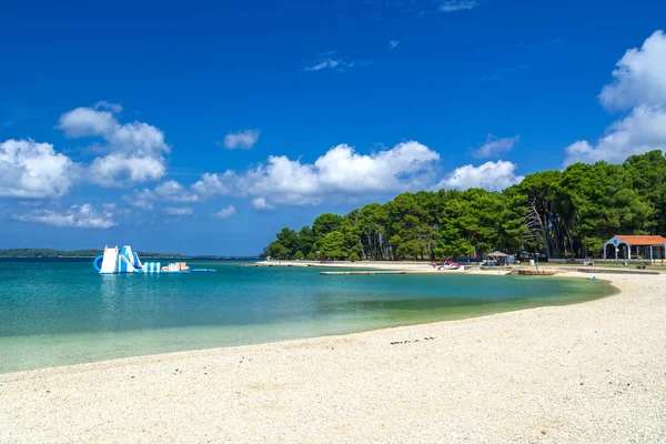 Plaża w Chorwacji, półwysep Istria — Zdjęcie stockowe