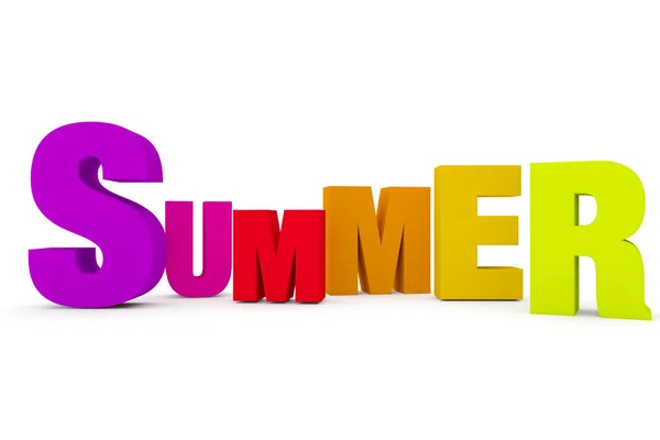 Summer type — Stock Photo, Image