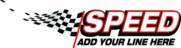 Logo del vettore di velocità o elemento grafico di progettazione — Vettoriale Stock