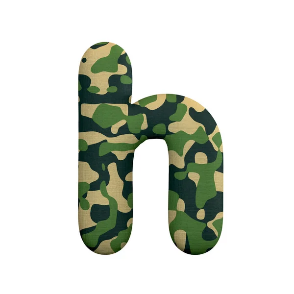 Armeebrief Kleine Camo Schrift Isoliert Auf Weißem Hintergrund Dieses Alphabet — Stockfoto