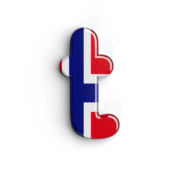 Νορβηγία Γράμμα Κεφαλαία Νορβηγική Σημαία Γραμματοσειρά Που Απομονώνονται Λευκό Φόντο — Φωτογραφία Αρχείου