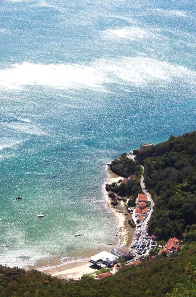 Portinho アラビダ ビーチ ポルトガルの海沿岸風景 — ストック写真