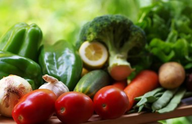 kırmızı domates ve sebze