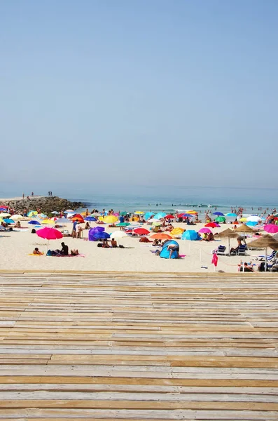 Een Portugees Strand Costa Caparica Almada — Stockfoto