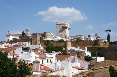 alentejo eski bir köy manzarası. Estremoz. Portekiz