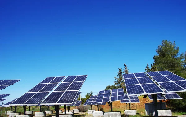 Fotovoltaïsche Panelen Ten Zuiden Van Portugal — Stockfoto