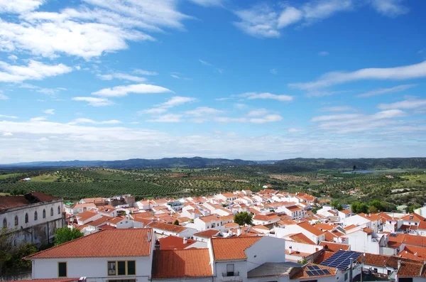 Paisagem da aldeia de Moura, sul de Portugal — Fotografia de Stock