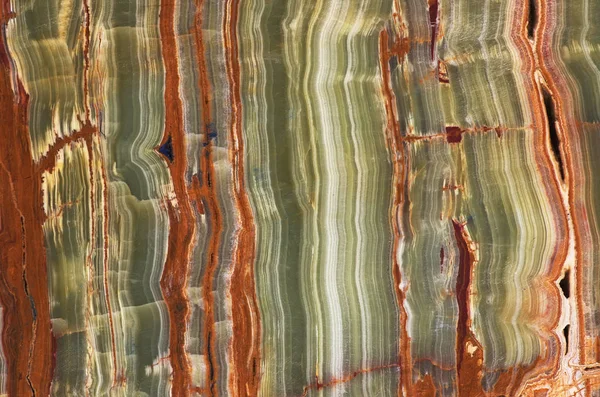 Tiras rayadas mármol ónix, textura de roca — Foto de Stock