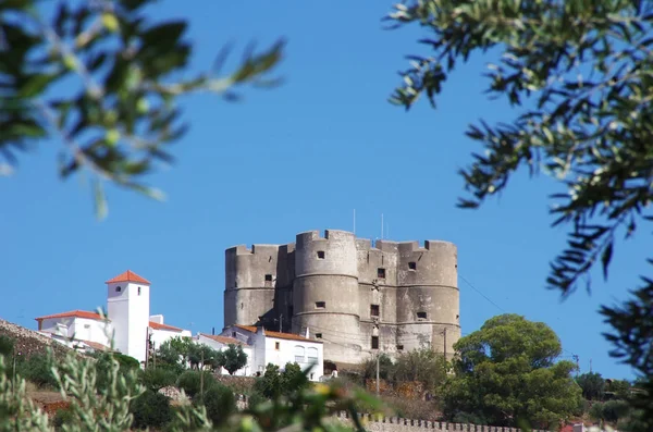 Táj Evoramonte vár, Portugália — Stock Fotó