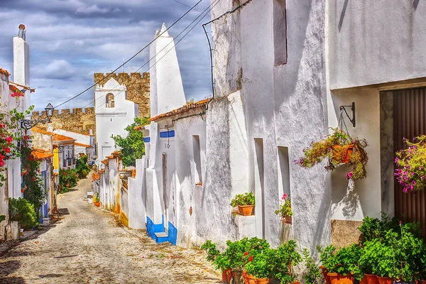 Straat Terena Oud Dorp Ten Zuiden Van Portugal — Stockfoto