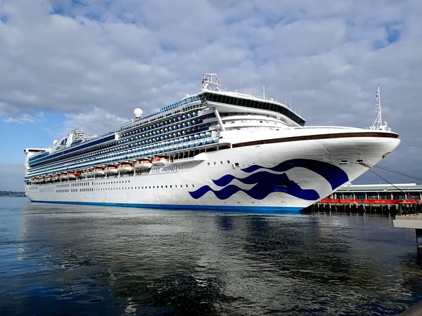 San Diego Kalifornien Okt 2018 Das Kreuzfahrtschiff Star Princess Hafen lizenzfreie Stockbilder