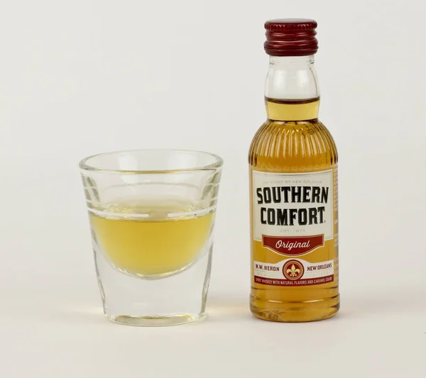 Spencer Wisconsin January 2019 Mini Bottle Southern Comfort Whiskey Southern — Stock Photo, Image