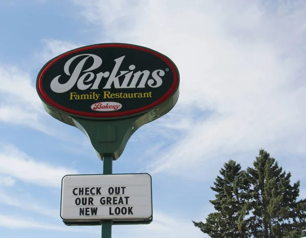 Perkins Restaurant Sign — Stock Photo, Image