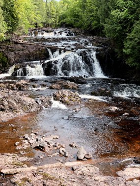 Bakır Falls State Park Wisconsin Şelale