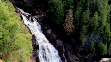 Wisconsin'deki en yüksek şelale