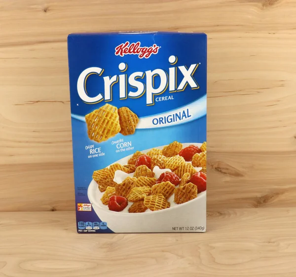 Caja de cereales Crispix de Kellogg — Foto de Stock