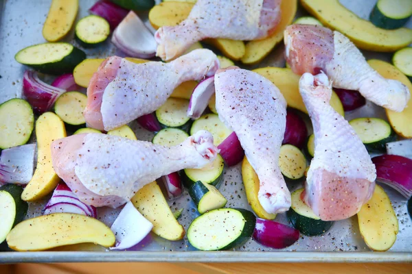 Tavuk sac tava yemek kabak, Balık patates ve soğan ile