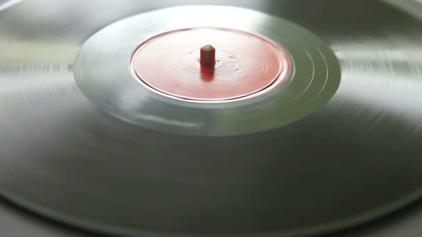 Vintage Chinese Recording Turntable — Stock Video