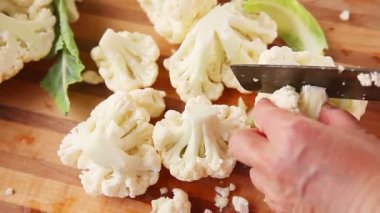 Taze karnabahar bakış açısı hazırlama