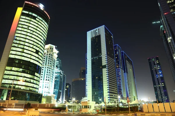 Qatar Doha Março 2018 Torre Comitê Olímpico Catar Doha Capital — Fotografia de Stock