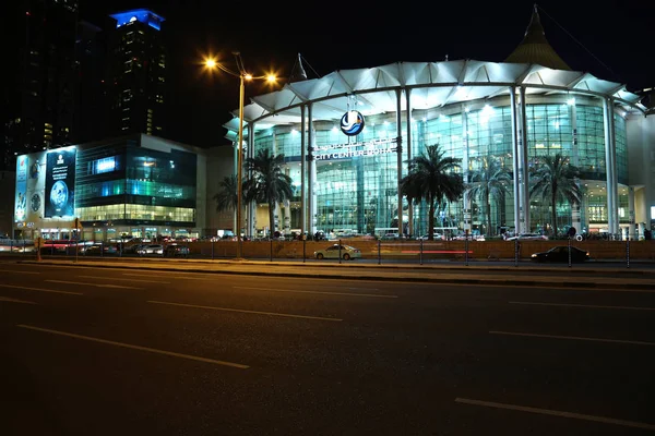 Katar Dauhá Března 2018 Silniční Dopravy Poblíž City Centre Mall — Stock fotografie