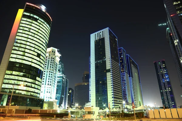 자본과 카타르 웨스트 페르시아 아라비아 중동에서 인구가 도시에에서 카타르도 2018 — 스톡 사진