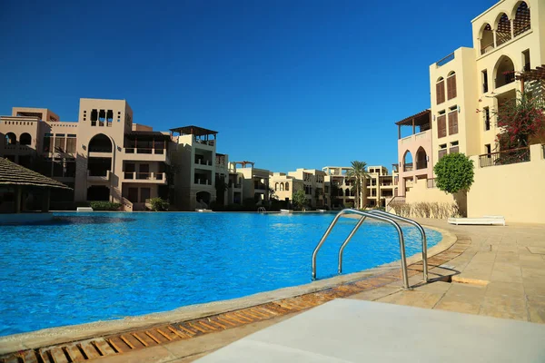 Jordan Aqaba December 2016 Outdoor Swimming Pool Clean Water Hotel — Stock Photo, Image