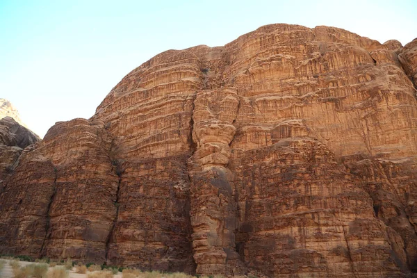 Bergen Wadi Rum Woestijn Hasjemitisch Koninkrijk Jordanië Verbazingwekkende Landschap Van — Stockfoto