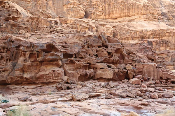 Montanhas Deserto Wadi Rum Reino Hachemita Jordânia Paisagem Incrível Deserto — Fotografia de Stock