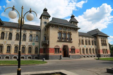 Ukrayna, Poltava, 19 Haziran 2017: Yerel Tarih Müzesi Poltava, Ukrayna bina. Poltava bölge, biri en eski ve en zengin müzelerden Ukrayna çalışmalar